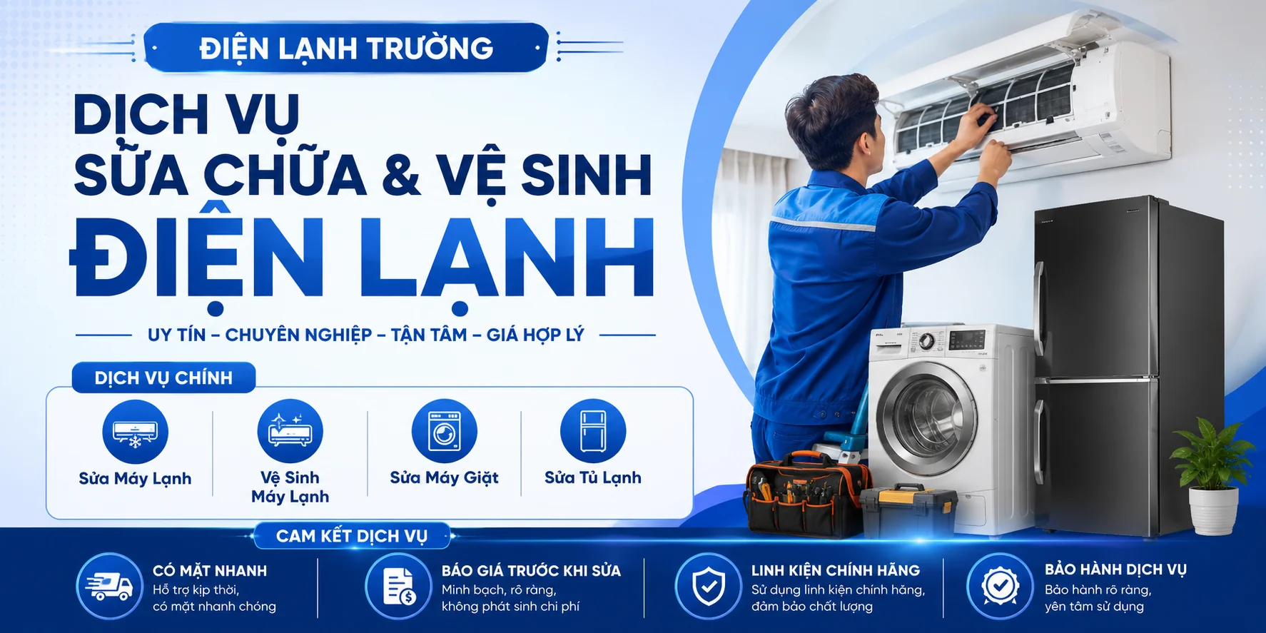 Sửa Điện Lạnh Thủ Đức - Điện Lạnh Trường